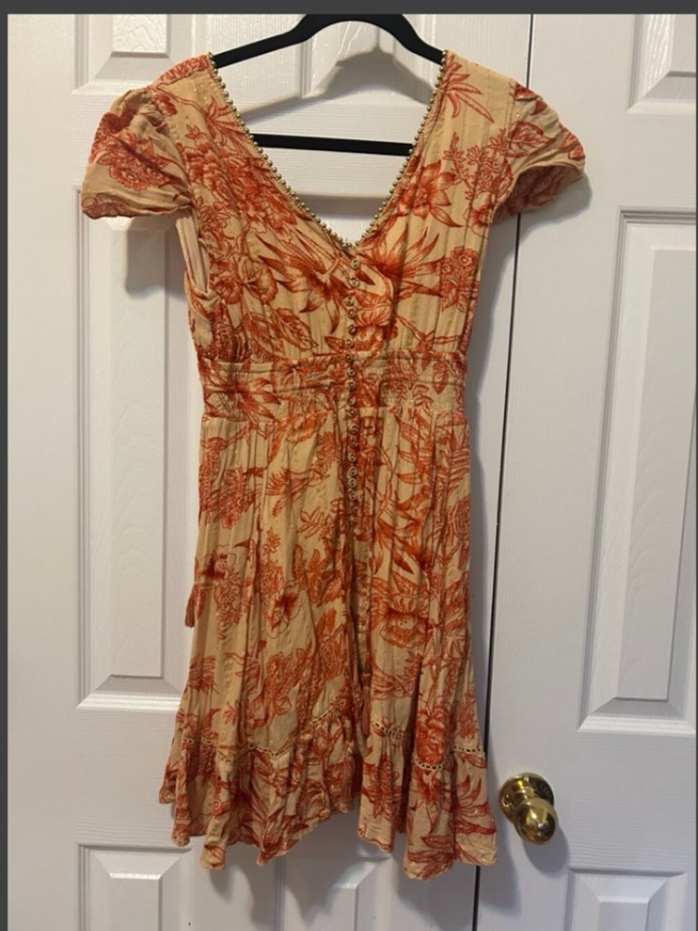 Orange French Sun Dress